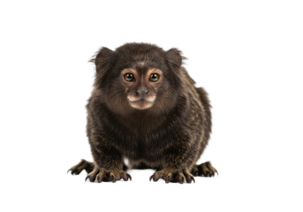 Tiny Monkey Gaze A pygmy marmoset stares intently