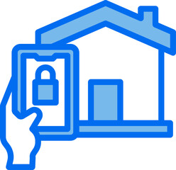 smart home illustration on a white background     