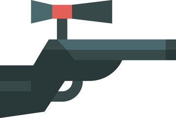 sniper illustration on a white background     