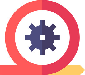 Sprint illustration on a white background     