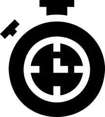 stopwatch illustration on a white background     