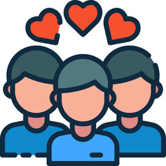 support illustration on a white background     