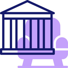 theater illustration on a white background     