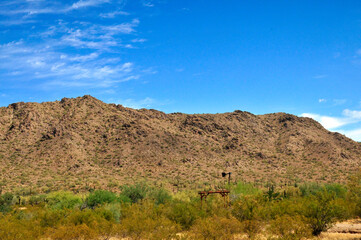 San Tan Mountains Sonora Desert Arizona