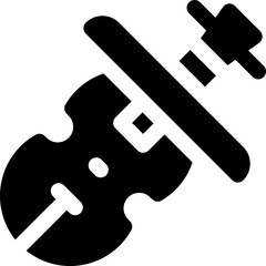 violin illustration on a white background    