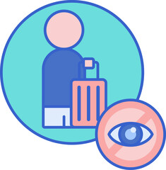 walk illustration on a white background     