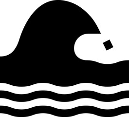 waves illustration on a white background     