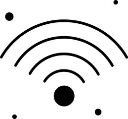 wifi connection illustration on a white background    