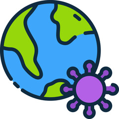 world illustration on a white background     