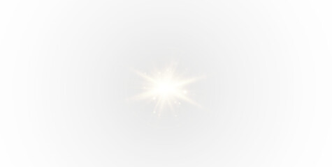 Fototapeta premium Bright Stadium Spotlight PNG – Light Flare and Sparkle Effect, Sunlight Beam and Glare on Transparent Background, Perfect for Show, Sport Arena or Stage Light Design Concepts