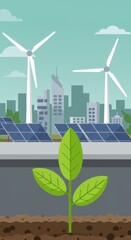 Green Cityscape: Sustainable Urban Development and Eco-Friendly Energy Solutions