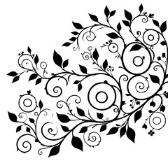 abstract floral design