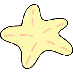 Cute Yellow Starfish