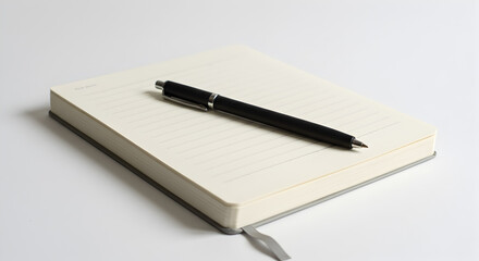Blank Notebook and Pen Writing Journaling Note Taking Cut Out Transparent Png