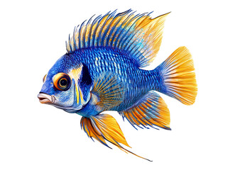 Naklejka premium Great tropical fish