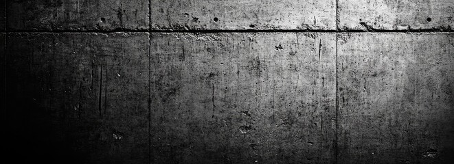 Obraz premium Gray concrete wall texture, showing horizontal lines and variations in tone