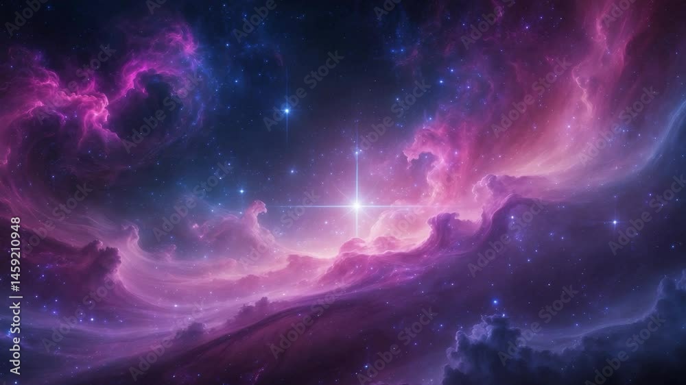 Canvas Prints astral vista of the universe. nebula. features included.