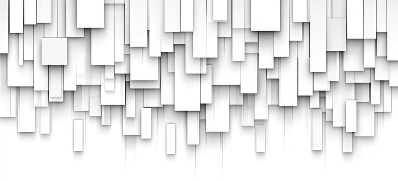 Abstract geometric pattern of layered rectangles