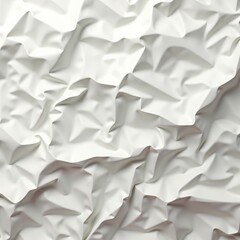 Obraz premium Wavy white surface textureCloseup of textured materialGray ripple pattern on fabricAbstract art with