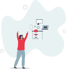 Synchronized business solutions with integrated system.Technology for effective database management and business connection . character life .