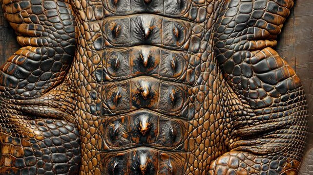 Natural crocodile skin texture