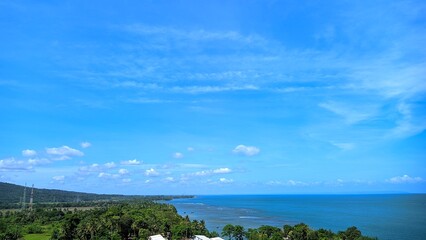 view from the beach