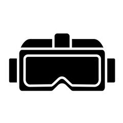 Virtual Reality Headset  Icon Element For Design	