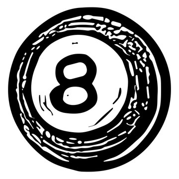 recommend clip art: Billiard Ball
