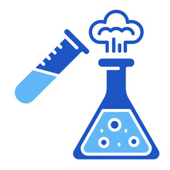 Chemical Reaction  Icon Element For Design	