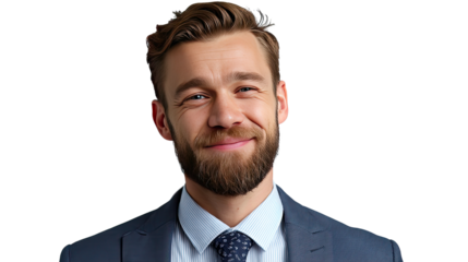 Confident professional: A portrait of a confident, sophisticated individual, radiating warmth, approachability, and success. He is a picture of achievement, a positive role model.