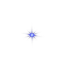 A Radiant Glowing Star with a Warm Blue Light Perfectly Designed for Various Digital Creations and Artworks