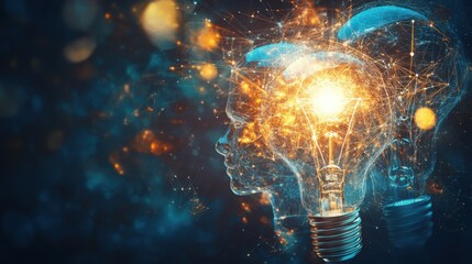 Luminous Intellect: A Conceptual Depiction of Ideas and Human Thought