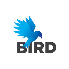 Logotype of bird vector template