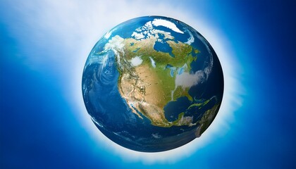 Obraz premium planet earth usa