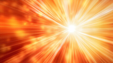 Obraz premium Radiant Burst of Light with Warm Orange and Yellow Hues