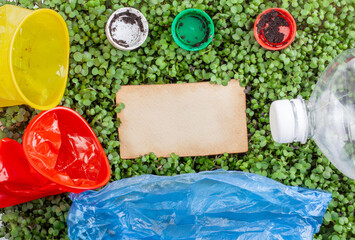 Plastic pollution in nature