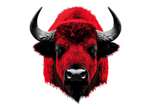 Red black buffalo