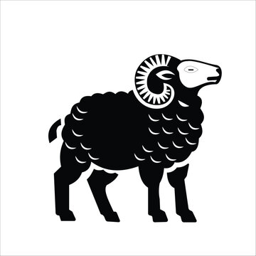Unique Dumba Sheep Silhouette Vectors for Rustic and NatureThemed Art