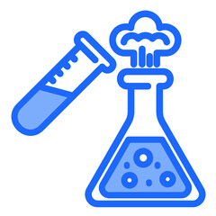 Chemical Reaction  Icon Element For Design	