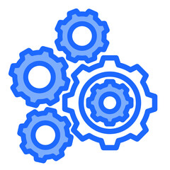 Gears And Cogs  Icon Element For Design	