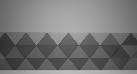 Abstract Gray Triangular Geometric Pattern Background