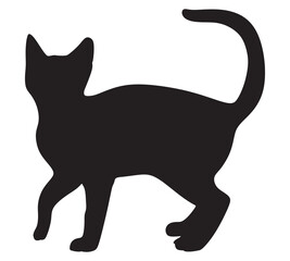 vector cat silhouette