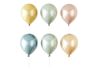 Six balloons