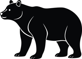 bear vector silhouette 