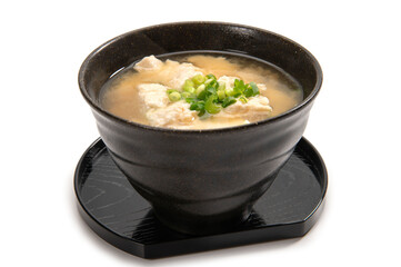 沖縄の郷土料理、ゆし豆腐の味噌汁