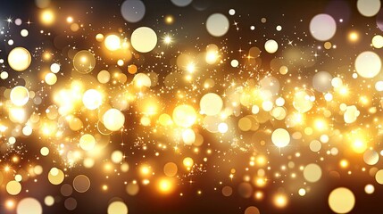 Golden, sparkling, festive background
