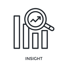 Insight Icon Outline Style. Vector Illustration For Graphic Design