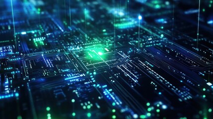 Fototapeta premium Abstract circuit board