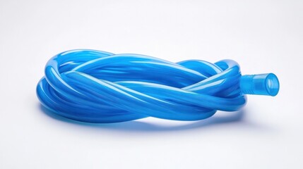 Captivating abstract background featuring a flowing swirling pattern of vibrant blue liquid gradient design with dynamic movement and futuristic technology inspired elements