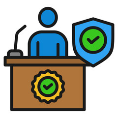 Credible Authority Icon For Design Elements